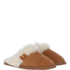 Ladies Tan Sheepskin Classic Slip On - Pippa