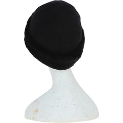 Ladies All Black Sheepskin Hat