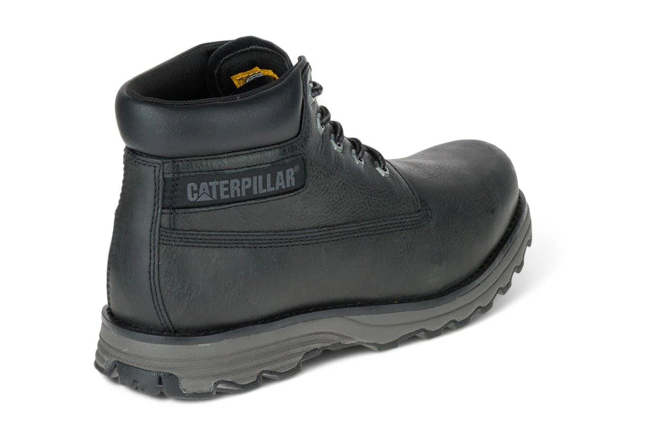 Caterpillar - Men's Founder Black Leather Boots