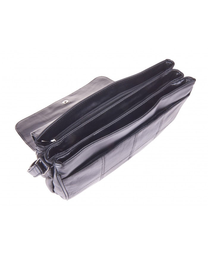 Black Sheep Nappa Large Capacity Cross Body Bag