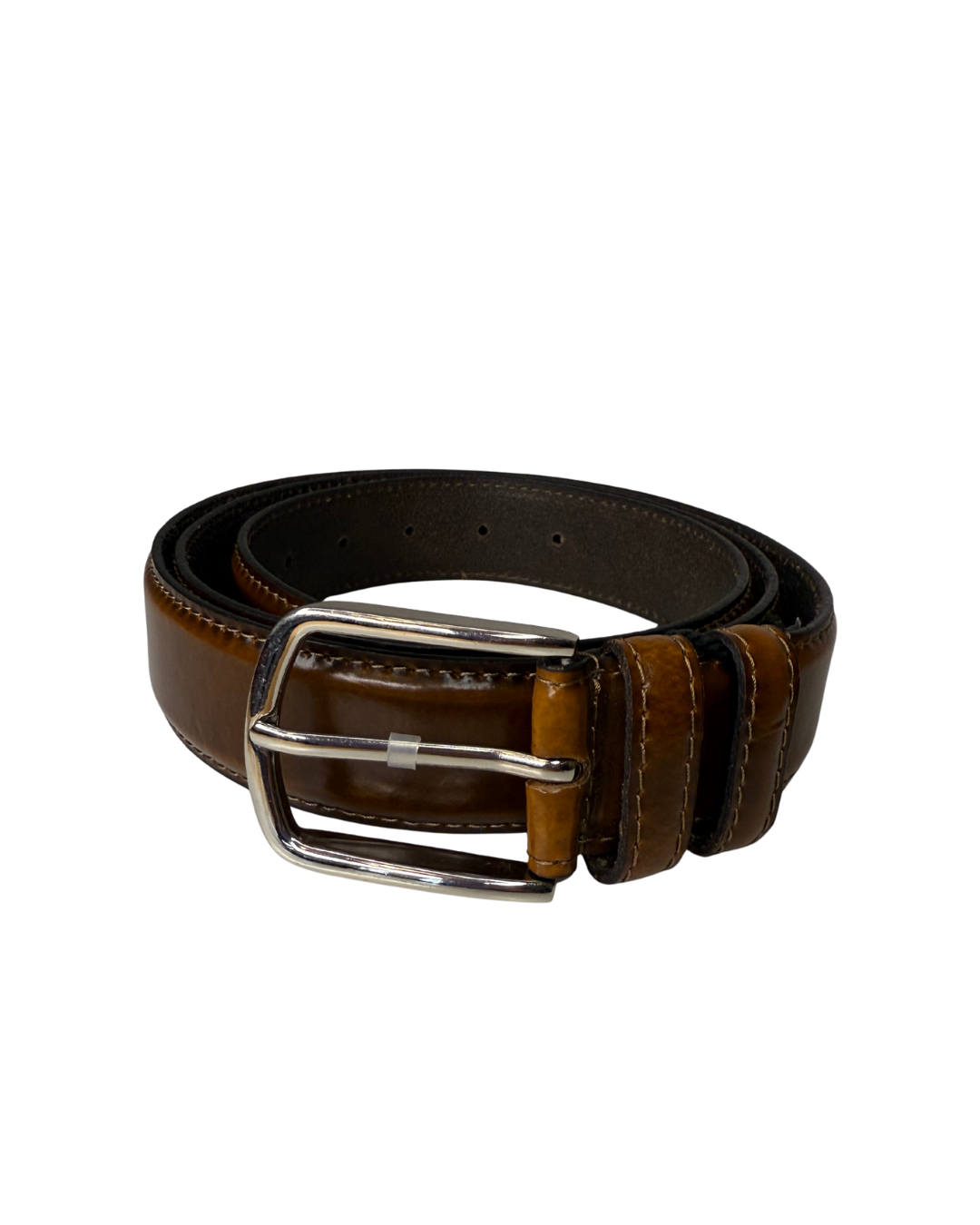 Mens Tan Leather Belt