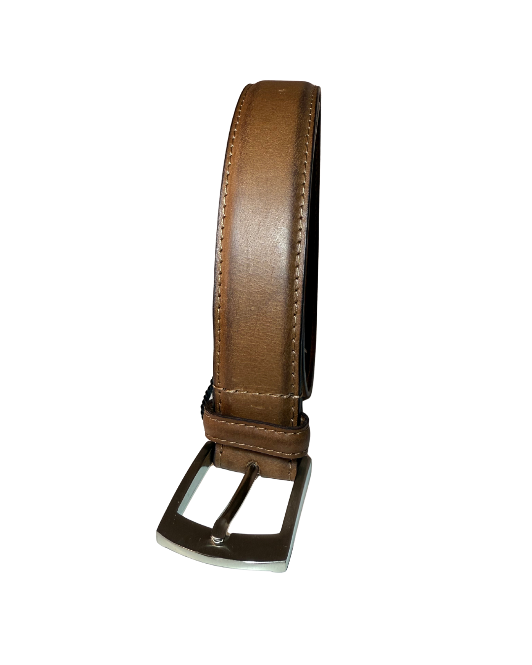 Mens Tan Leather Belt