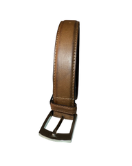 Mens Tan Leather Belt