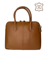 Womens Light Brown Shoulder Bag Ladies & Carry Handle