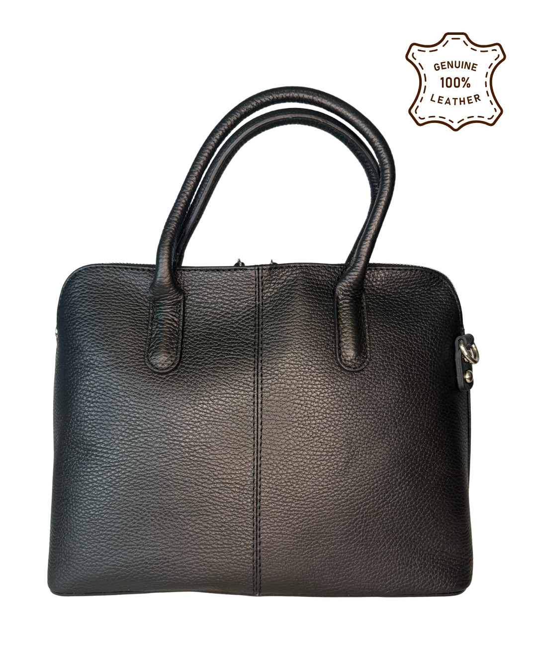 Womens Black Shoulder Bag Ladies & Carry Handle