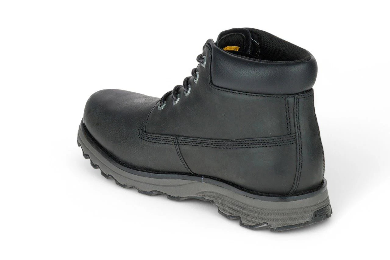 Caterpillar - Men's Founder Black Leather Boots