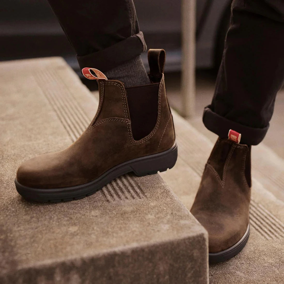 Rossi - 303 Endura Tan Brown Leather Chelsea Boots