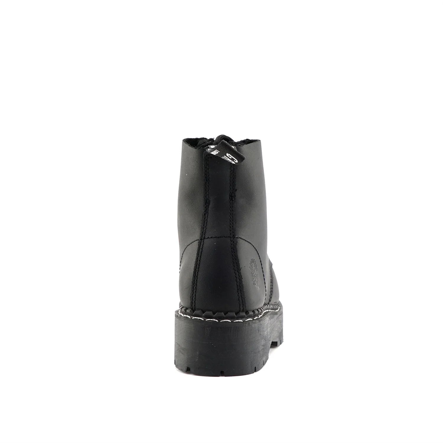 Grinders - Cameron ACS Black Leather Zip Up Ankle Boots