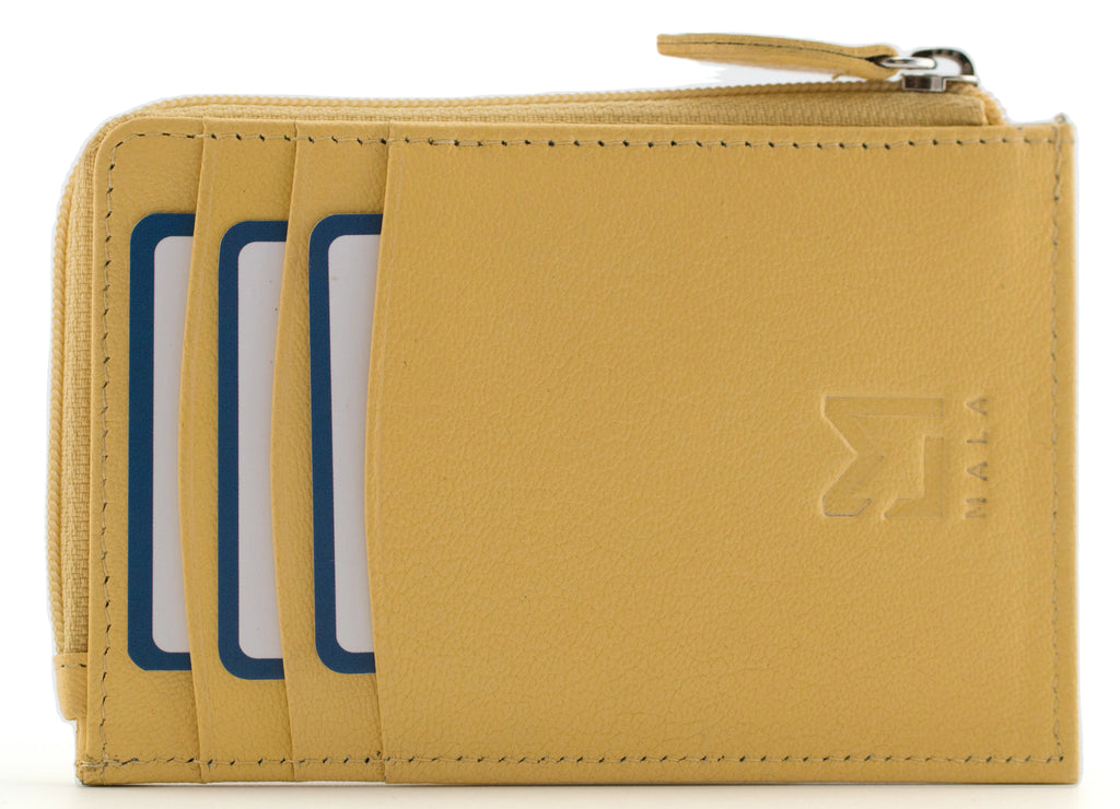 *NEW IN* Mala - Callum The Coo Yellow Coin & Card Purse with RFID