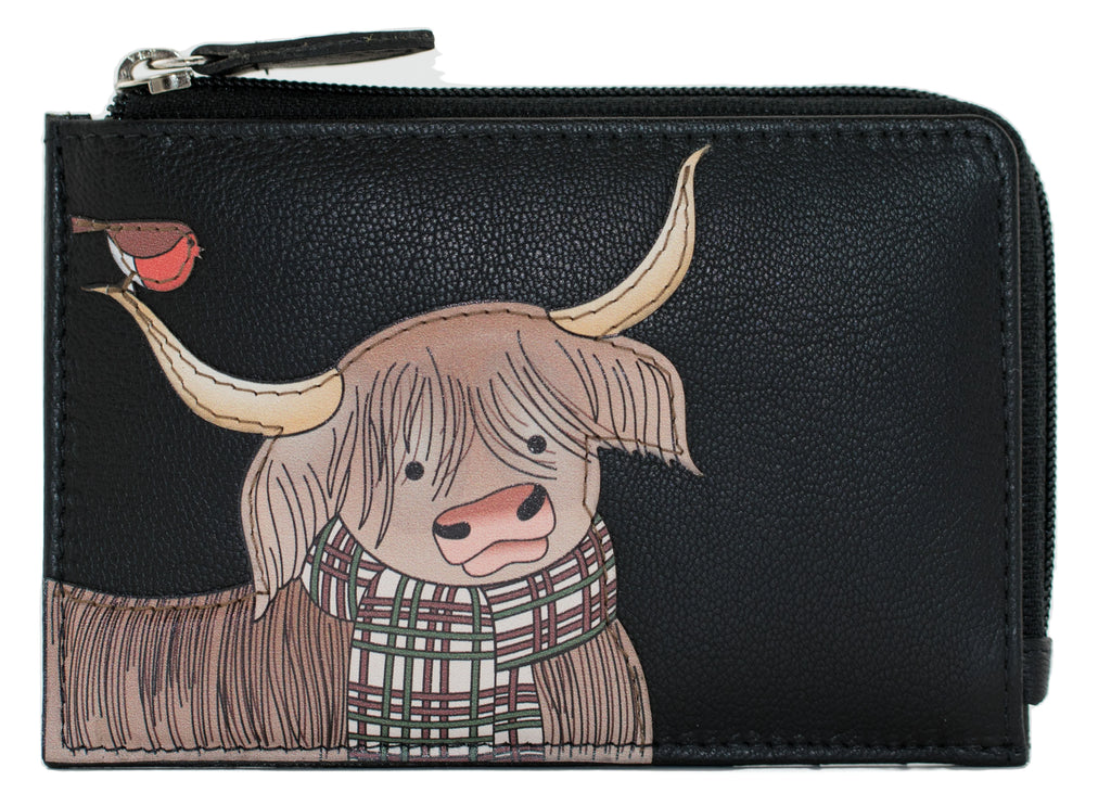 *NEW IN* Mala - Callum The Coo Black Coin & Card Purse with RFID