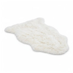 Silky Soft Ivory Genuine Sheepskin Rug