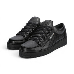 Mephisto - Rainbow Mamouth 714 Men's Black Leather Walking Shoes
