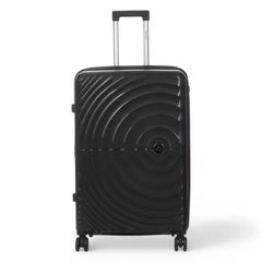 Balranald Expandable Large Soft Shell Black Suitcase
