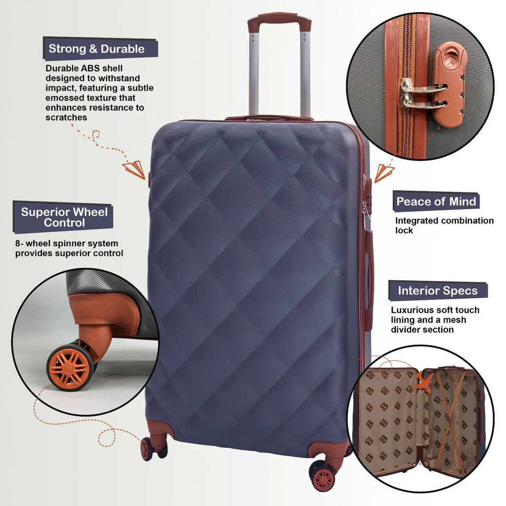 Courtland Cabin Hard Shell Grey Suitcase