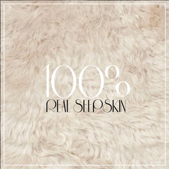 Large Silky Soft Light Beige Genuine Sheepskin Rug
