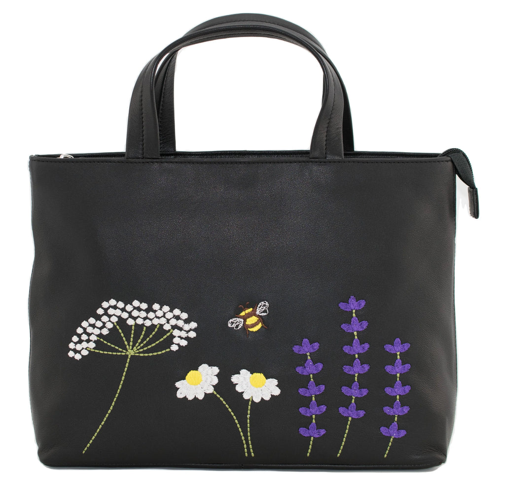 *NEW IN* Mala - Blossom Black Grab Bag with Detachable Shoulder Strap
