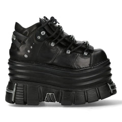 NEW ROCK -  M-106-C181 - Lace Up Extra Tower Platform Shoes