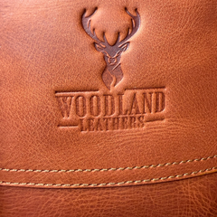 Woodland Leather Laptop bag Tan