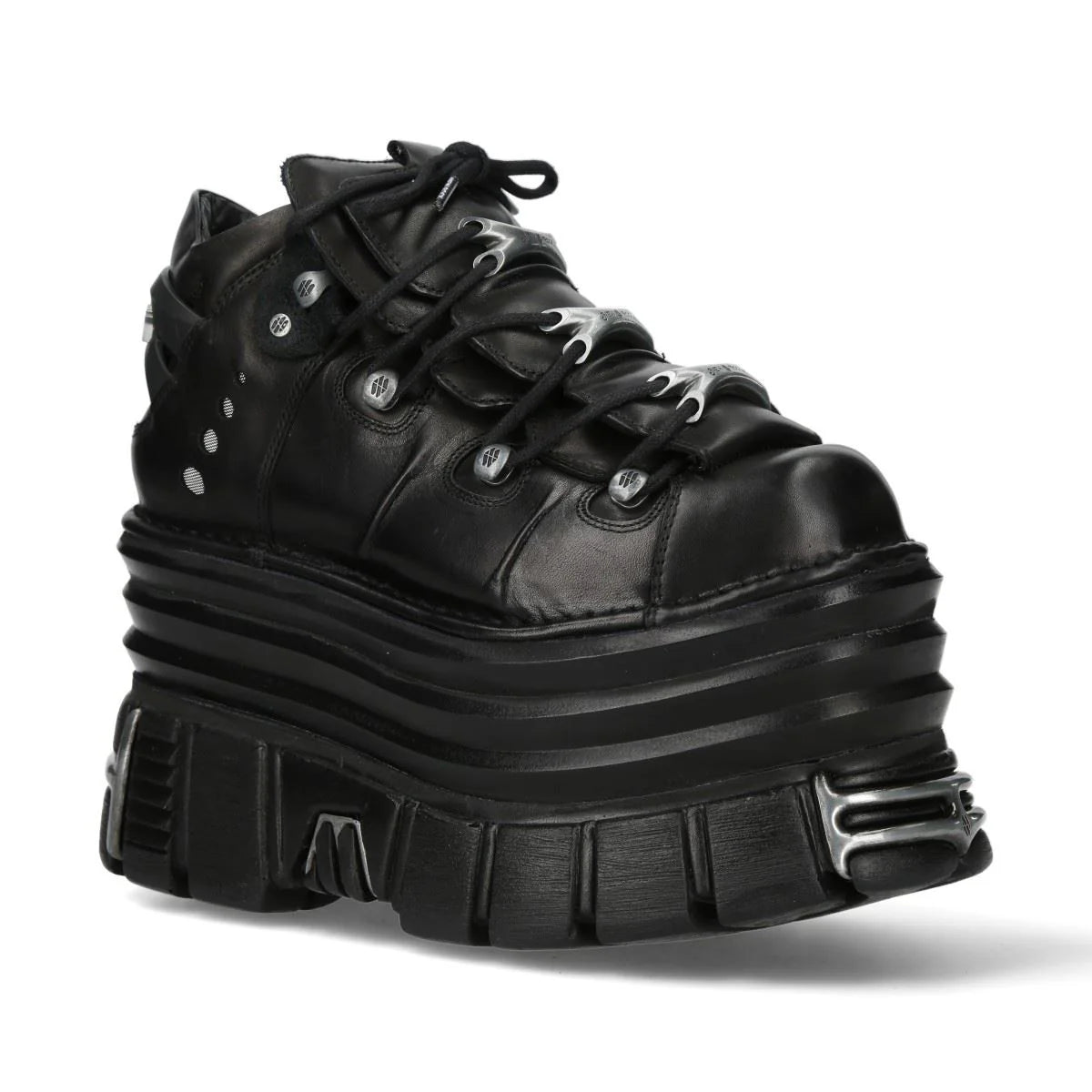 NEW ROCK -  M-106-C181 - Lace Up Extra Tower Platform Shoes