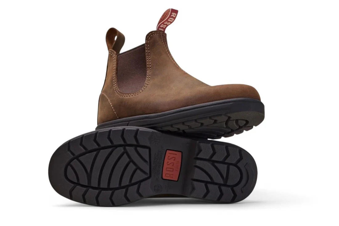 Rossi - 303 Endura Tan Brown Leather Chelsea Boots