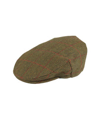 Mix Wool Tweed Cap - DARK GREEN