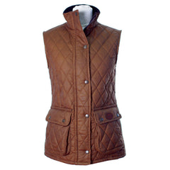Women's Newbury Waxed Quilted Gilet SAND