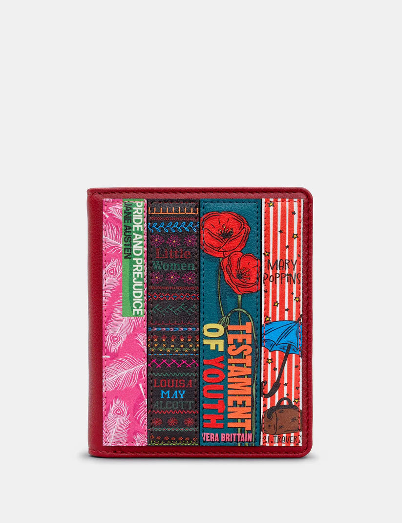 *PRE-ORDER AVAILABLE FOR SUMMER DELIVERY* New Disguise - Vegan Leather Luminary Bookworm Flap Over Purse with RFID