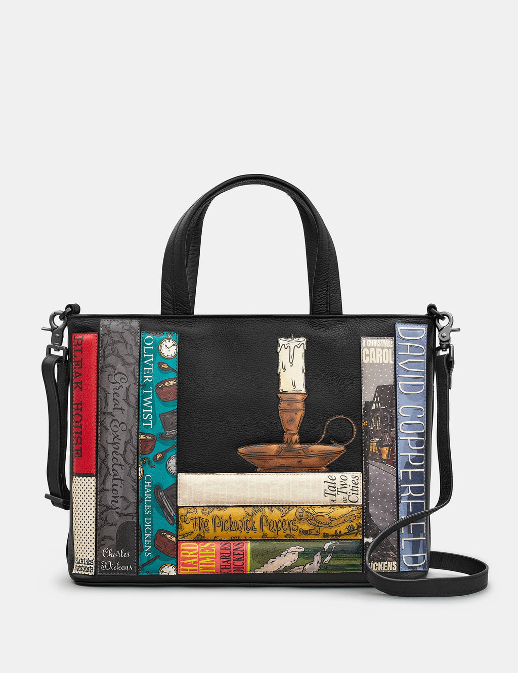 Yoshi - Dickens Bookworm Leather Grab Bag