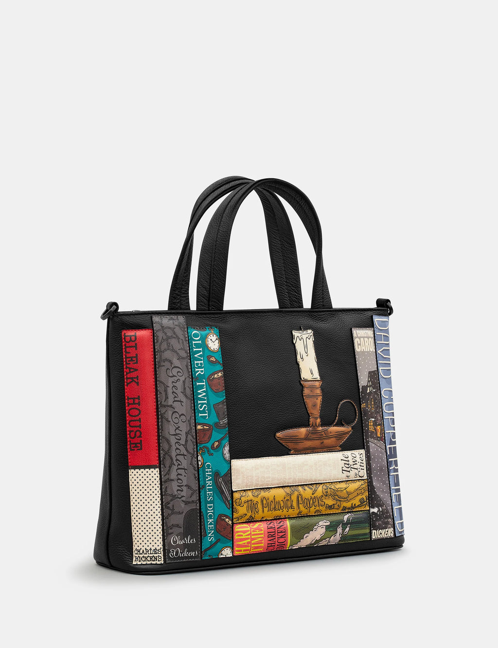 Yoshi - Dickens Bookworm Leather Grab Bag