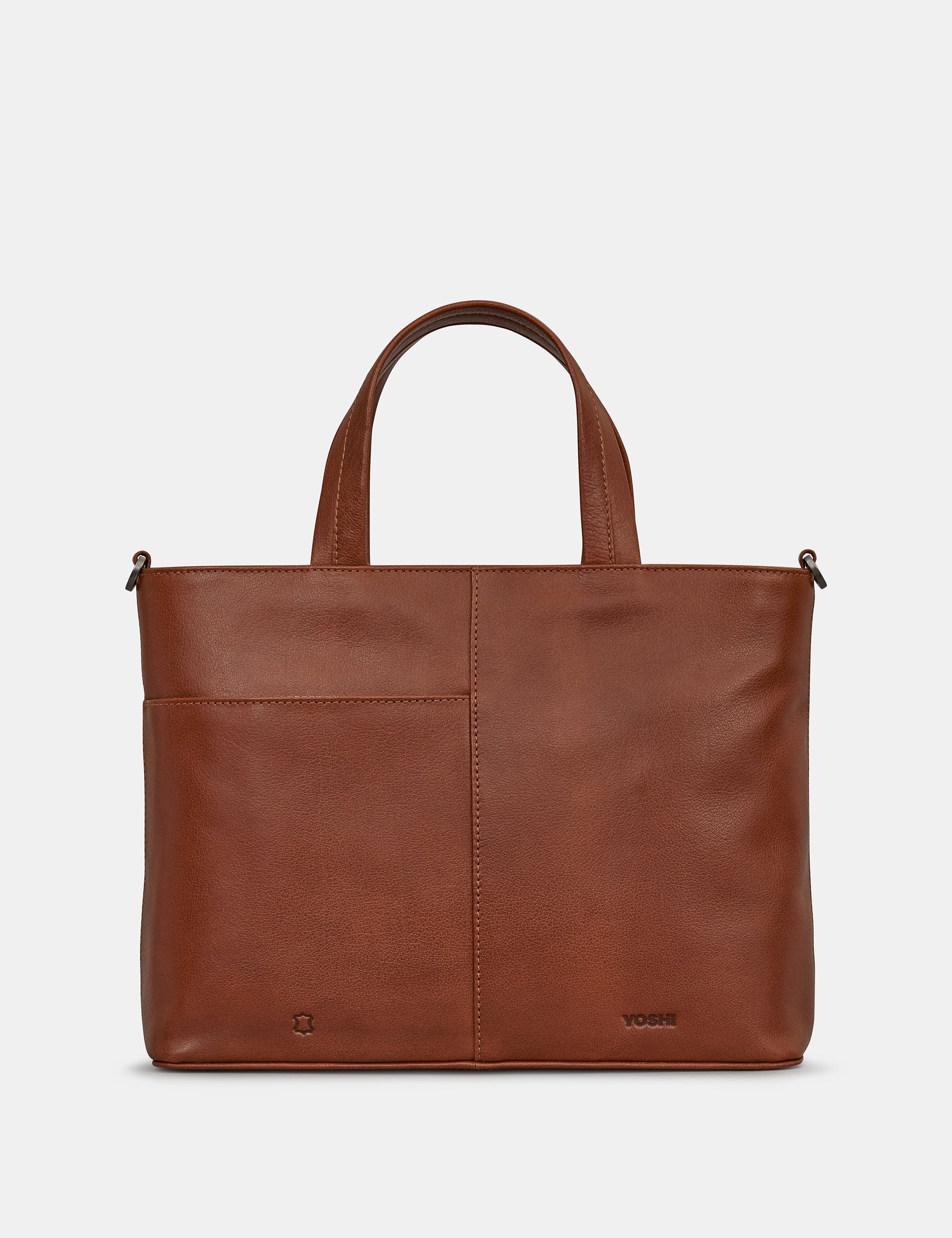 Yoshi - Shakespeare Bookworm Leather Grab Bag with Detachable Shoulder Strap