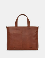Yoshi - Shakespeare Bookworm Leather Grab Bag with Detachable Shoulder Strap