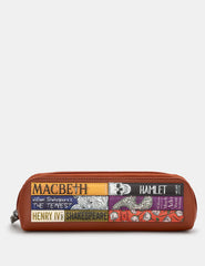 *PRE-ORDER AVAILABLE FOR SUMMER DELIVERY* New Disguise - Vegan Leather Shakespeare Bookworm Pencil Case