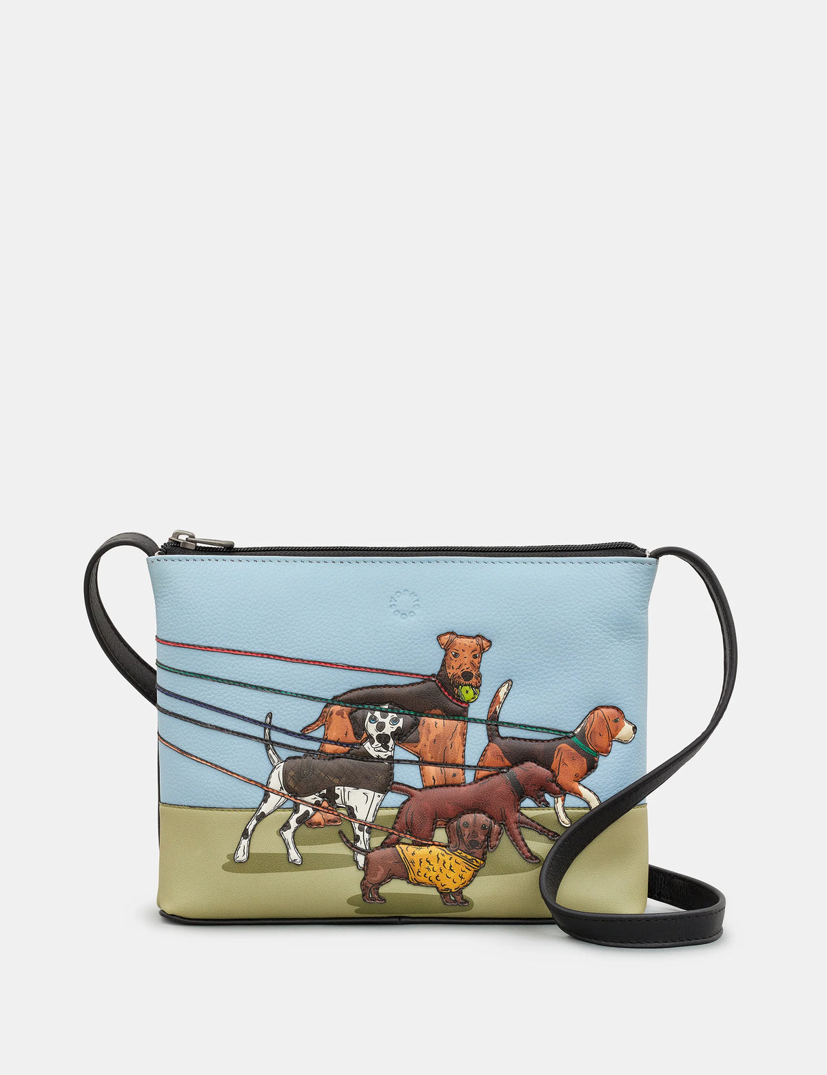 Yoshi - Dog Walk Leather Cross Body Bag