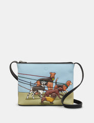 Yoshi - Dog Walk Leather Cross Body Bag