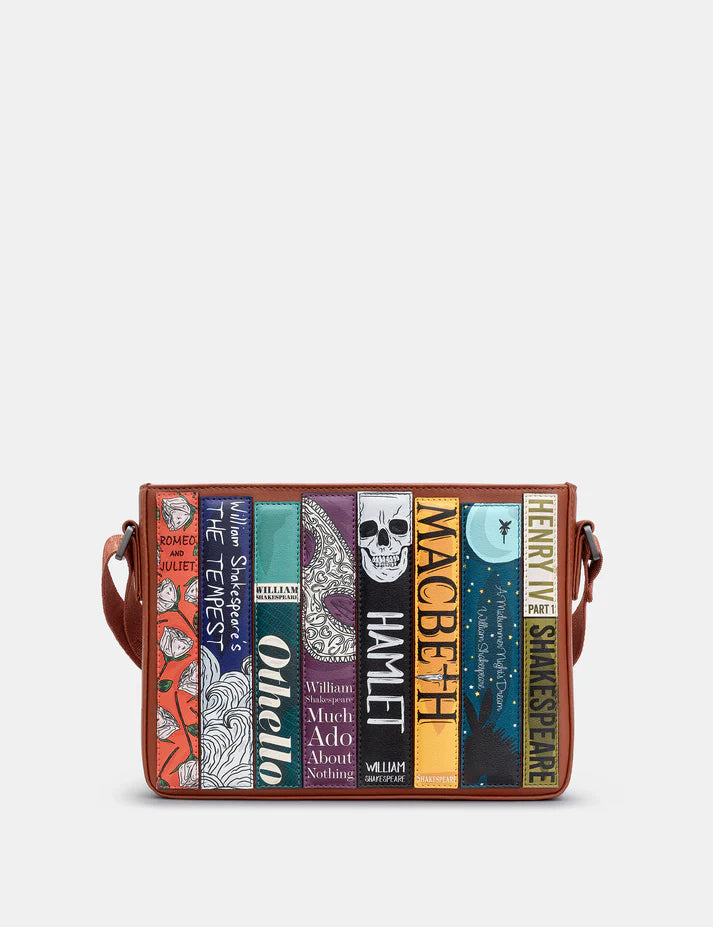 *PRE-ORDER AVAILABLE FOR SUMMER DELIVERY* New Disguise - Vegan Leather Shakespeare Bookworm Cross Body Bag
