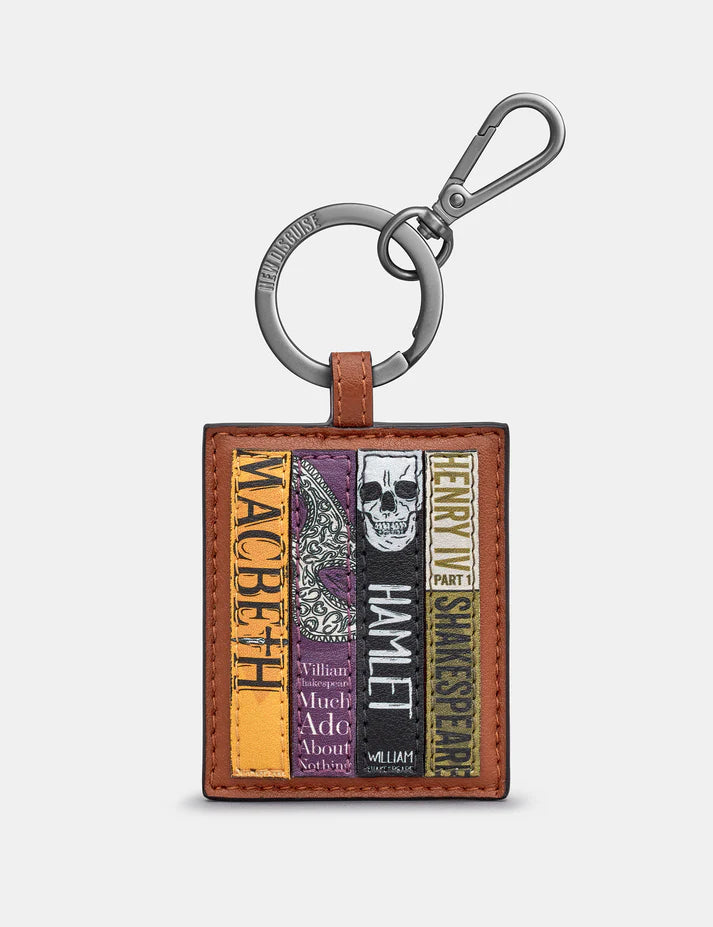 *PRE-ORDER AVAILABLE FOR SUMMER DELIVERY* New Disguise - Vegan Leather Shakespeare Bookworm Keyring