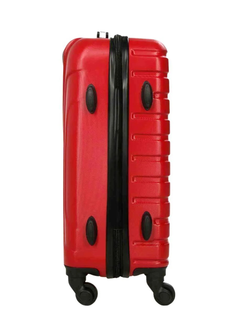 Crossville Cabin Hard Shell Red Suitcase