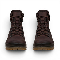 Ecco - Men's Coffee Brown Leather Waterproof Hiking Boots: Rugged Track 25