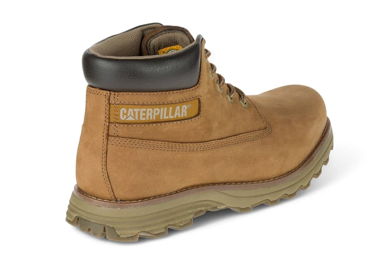 Caterpillar - Men's Founder Brown Leather Boots
