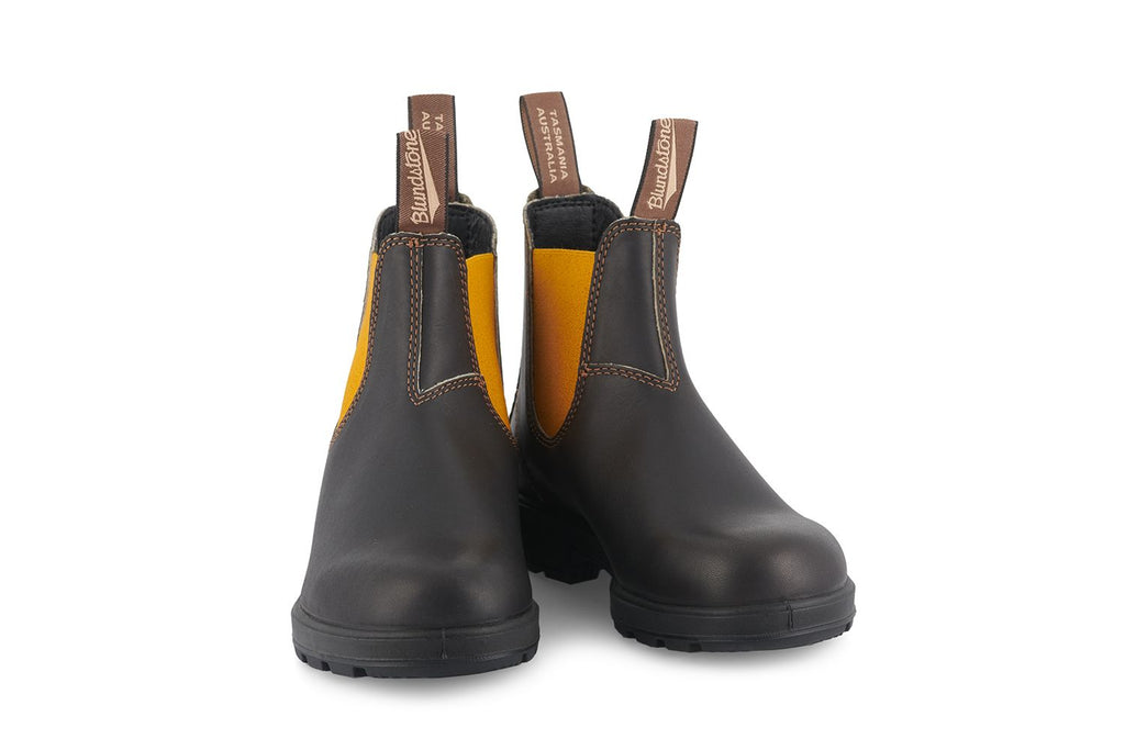 Blundstone - 1919 Brown & Mustard Leather Chelsea Boots