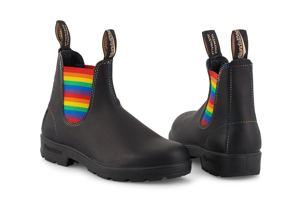 Blundstone - 2105 Black & Rainbow Leather Chelsea Boots