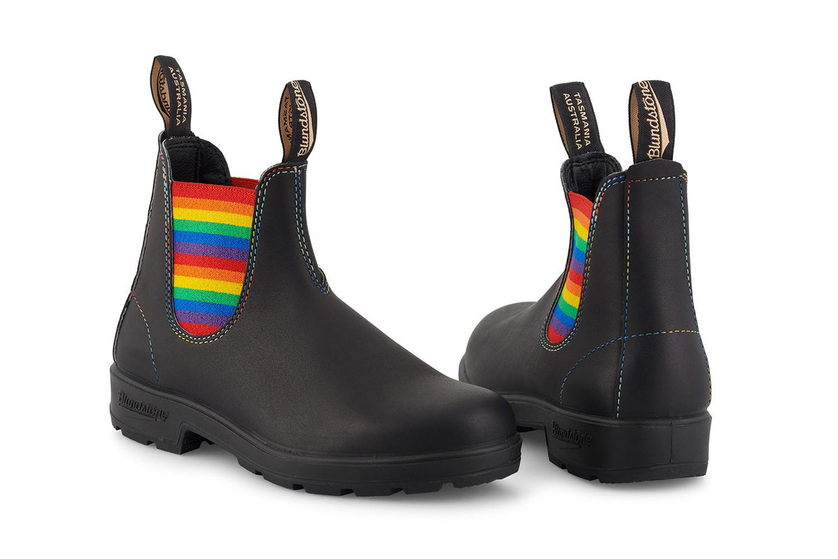 Blundstone 2105 Black Rainbow Leather Chelsea Boots Leather Jacket Company
