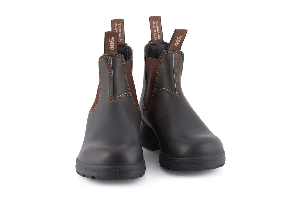 Blundstone - 500 Stout Brown Leather Chelsea Boots
