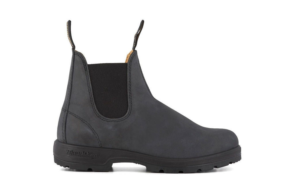Blundstone - 587 Rustic Black Leather Chelsea Boots