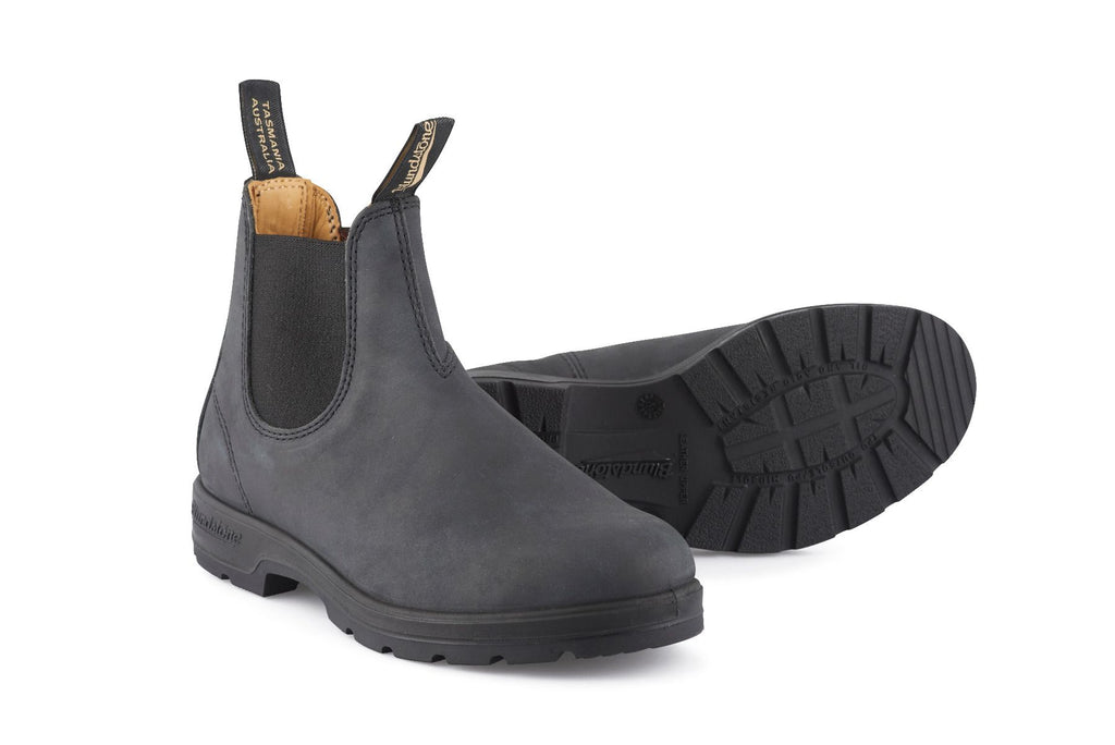 *Available for Pre-Order* Blundstone - 587 Rustic Black Leather Chelsea Boots