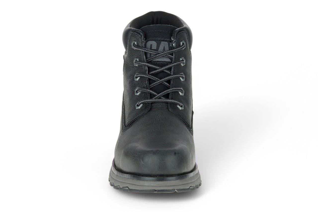 Caterpillar - Men's Founder Black Leather Boots