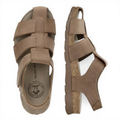 Panama Jack - Men's C8 Stanley Taupe Leather Waterproof Sandals