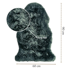 Silky Soft Thyme Green Genuine Sheepskin Rug