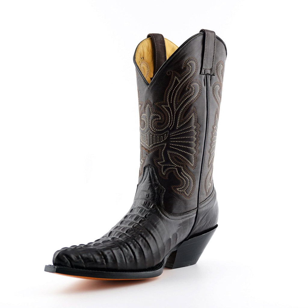 Grinders - Carolina Brown Leather Cowboy / Western Style Boots