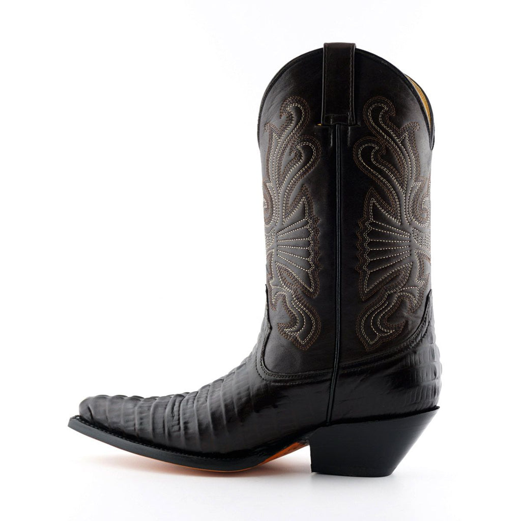 Grinders - Carolina Brown Leather Cowboy / Western Style Boots